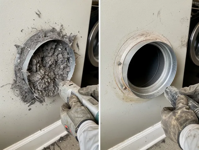 Professional clogged vent cleaning by Beverly Hills Dryer Vent Cleaning in Beverly Hills