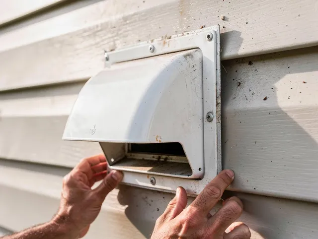 Beverly Hills Dryer Vent Cleaning technician delivering thorough residential dryer vent cleaning service in Beverly Hills